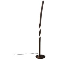 Stehlampe LED Standlampe Leselampe Metall schwarz matt Fußschalter H 110 cm von TRIO LIGHTING