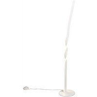 Stehlampe LED Standlampe Wohnzimmerlampe Metall weiß matt Fußschalter H 110 cm von TRIO LIGHTING