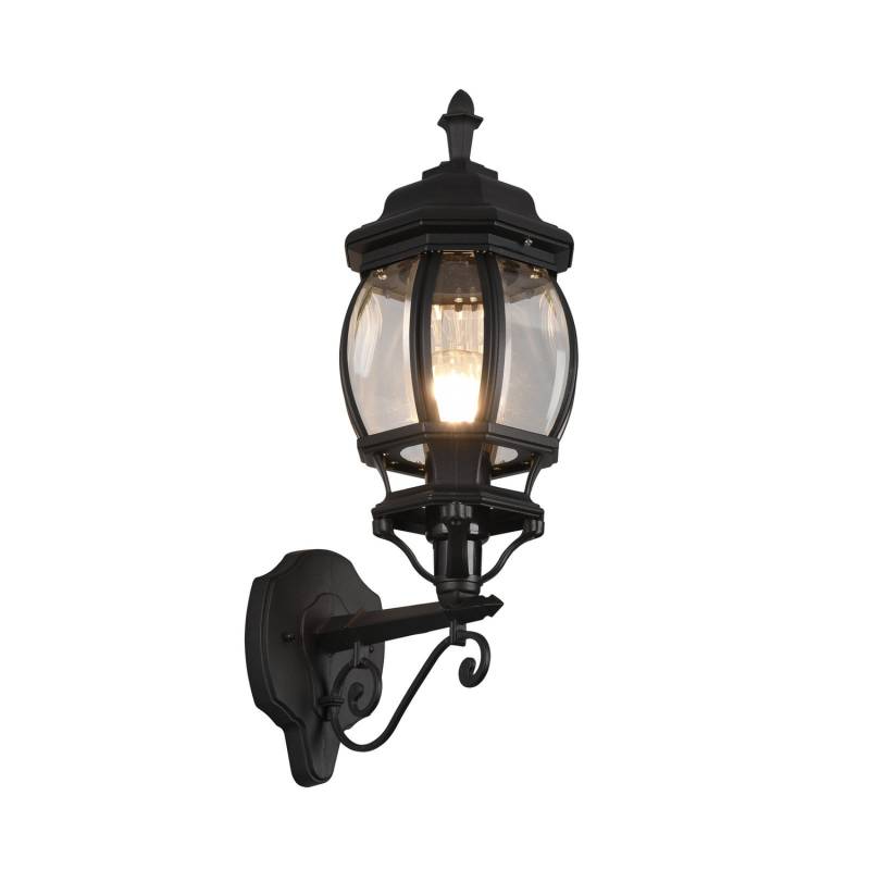 Trio Lighting Außenwandleuchte Wandlampe Elvo E27 Schwarz Matt Leuchte Licht B-Ware von TRIO LIGHTING