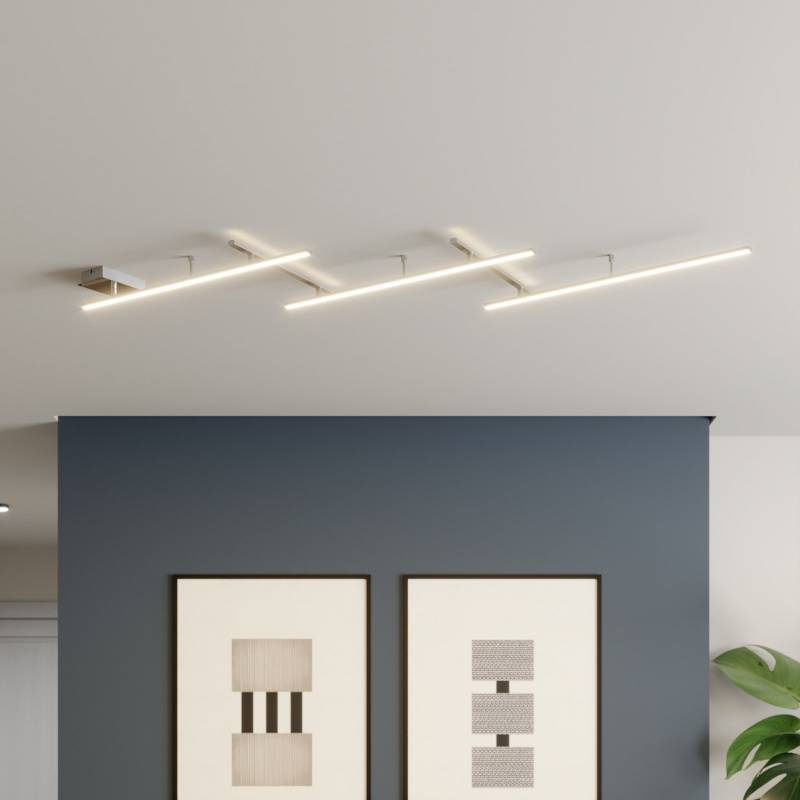 Trio Lighting Led Deckenlampe Indira Hängelampe Lampe Leuchte Dimmbar 25 W Nickel B-Ware von TRIO LIGHTING