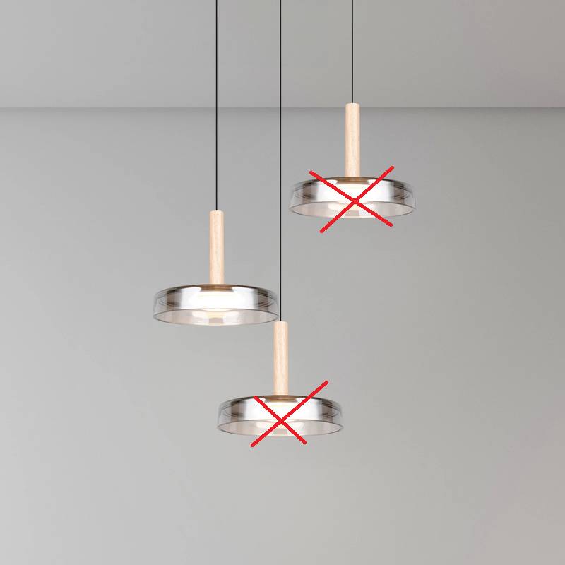 Trio Lighting Led Hängelampe Celeste Chrom/Holz ø 35 Cm 3 Flg. Siehe Text/Fotos B-Ware von TRIO LIGHTING
