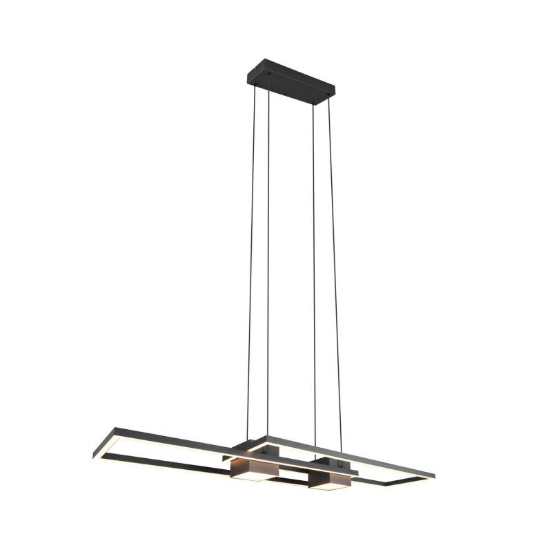 B-Ware Trio Lighting Led Hängelampe Pendelleuchte Albany Schwarz 100x28 Cm Deckenlampe von TRIO LIGHTING