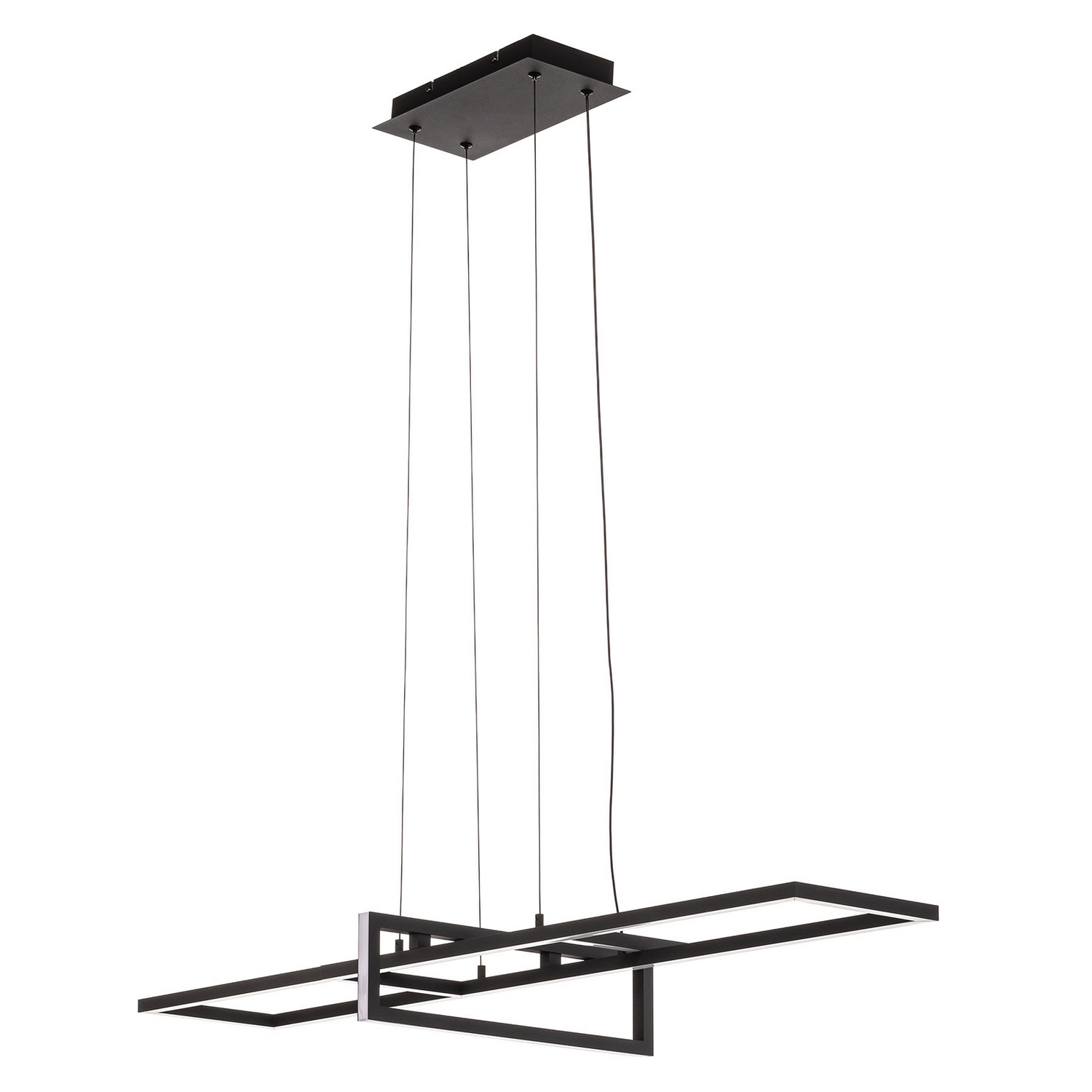 Trio Lighting Led Hängeleuchte Lampe Leuchte 34 W Salinas 3.000 K Schwarz Matt B-Ware von TRIO LIGHTING