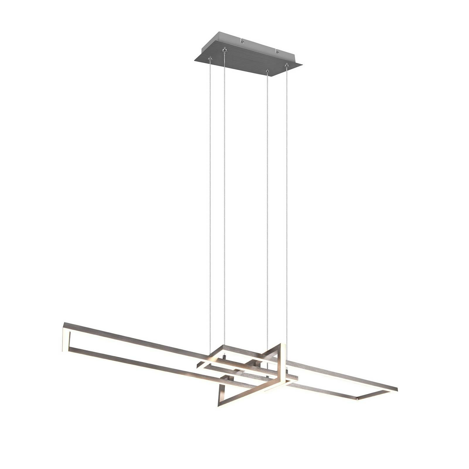 Trio Lighting Led Hängeleuchte Salinas Deckenlampe Pendelleuchte Nickel Matt275 B-Ware Trio Lighting Led Hängeleuchte Salinas Deckenlampe Pendelleuchte Nickel Matt275 B-Ware von TRIO LIGHTING