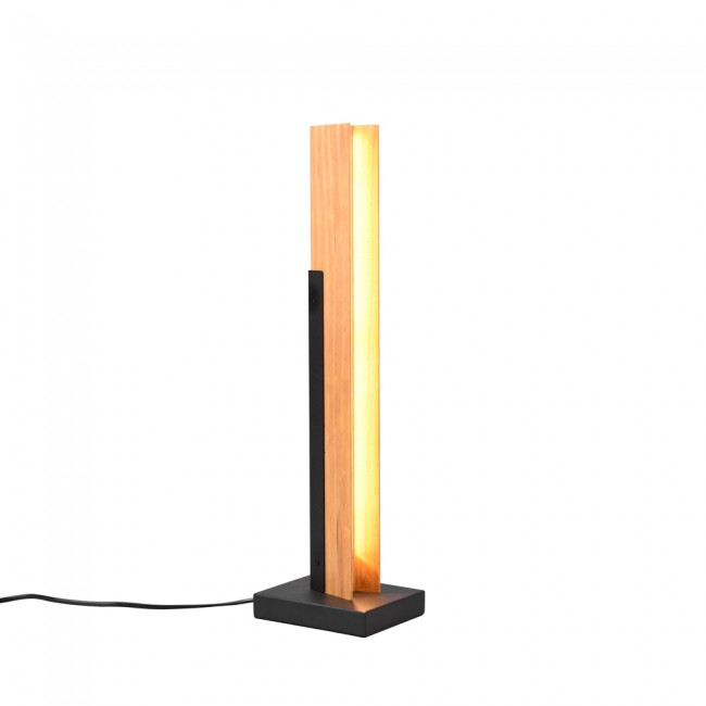 Trio Lighting Led Tischleuchte Kerala In Natur Hell Und Schwarz Matt 8 W 950lm B-Ware von TRIO LIGHTING