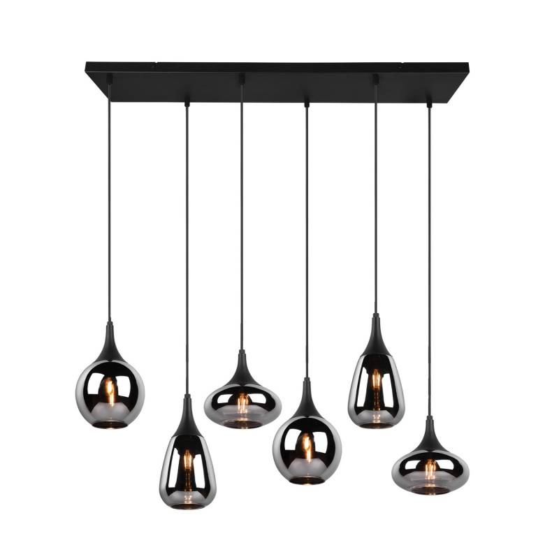 Trio Lighting Lumina Hängeleuchte Pendelleuchte Deckenlampe Lampe Schwarz Glas B-Ware von TRIO LIGHTING