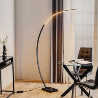 Trio Lighting - gebraucht] Led Bogen Stehleuchte Stehlampe Lampe Leuchte Bangkok Schwarz M97 B-Ware von TRIO LIGHTING
