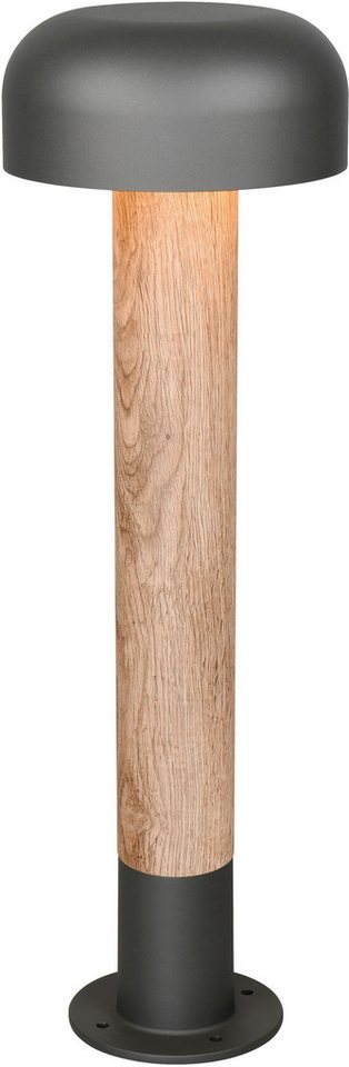 TRIO Leuchten Außen-Stehlampe FRASER, Outdoor Stehleuchte Höhe 54cm, exkl 1x E27 max 10W, IP54, Leuchtmittel wechselbar, warmweiß - kaltweiß, Wegeleuchte Garten Terrasse, Ø 19cm Höhe 54cm, Leuchtmittel wechselbar von TRIO Leuchten