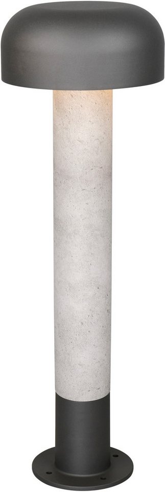 TRIO Leuchten Außen-Stehlampe FRASER, Outdoor Stehleuchte Höhe 54cm, exkl 1x E27 max 10W, IP54, Leuchtmittel wechselbar, warmweiß - kaltweiß, Wegeleuchte Garten Terrasse, Ø 19cm Höhe 54cm, Leuchtmittel wechselbar von TRIO Leuchten