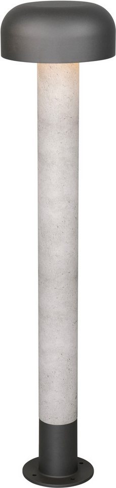 TRIO Leuchten Außen-Stehlampe FRASER, Outdoor Stehleuchte Höhe 85cm, exkl 1x E27 max 10W, IP54, Leuchtmittel wechselbar, warmweiß - kaltweiß, Stehlampe Garten Terrasse, Ø 19cm Höhe 85cm, wechselbares Leuchtmittel von TRIO Leuchten