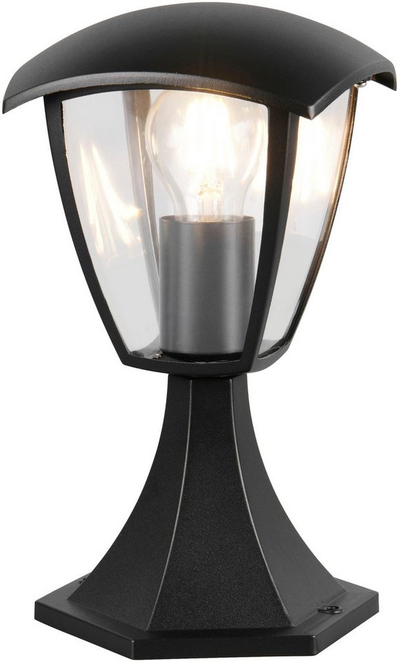 TRIO Leuchten Außen-Stehlampe VENTA, dekorative Outdoor Wegeleuchte Höhe 30cm, exkl 1x E27 max 10W, Leuchtmittel wechselbar, warmweiß - kaltweiß, kleine Stehleuchte für Garten oder Terrasse, Leuchtmittel wechselbar von TRIO Leuchten