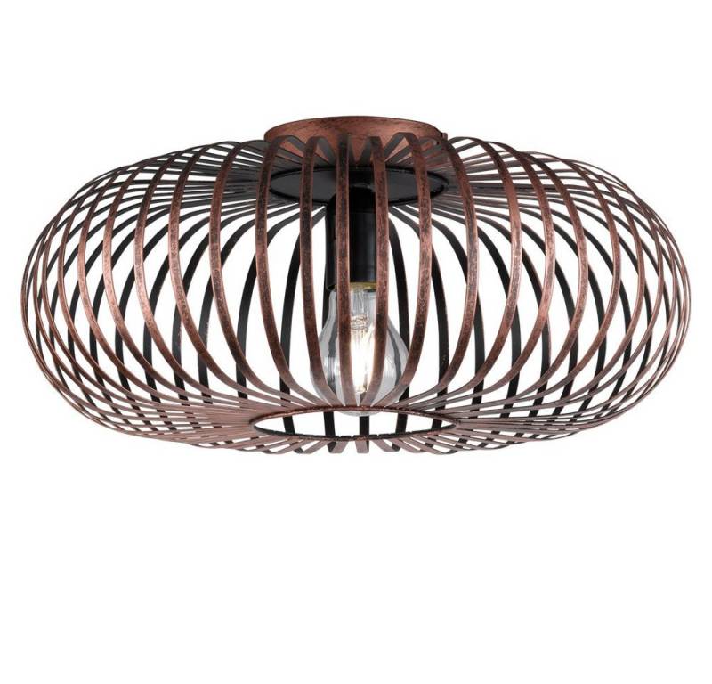 TRIO Leuchten Deckenleuchte, Leuchtmittel nicht inklusive, Robuste Decken Lampe Gästezimmer Käfig Gestell Strahler rund von TRIO Leuchten