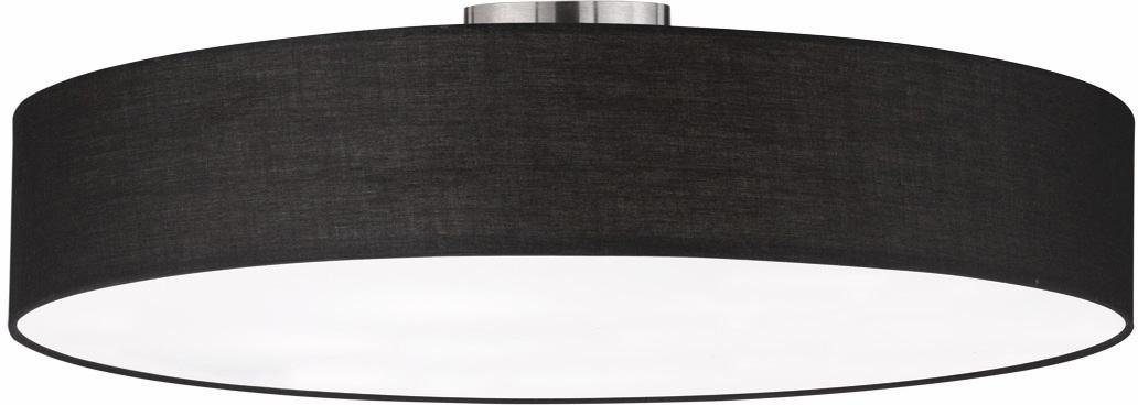 TRIO Leuchten Deckenleuchte Hotel, ohne Leuchtmittel, Deckenlampe Ã˜ 65 cm mit Stoff-Schirm, Leuchtmittel tauschbar von TRIO Leuchten