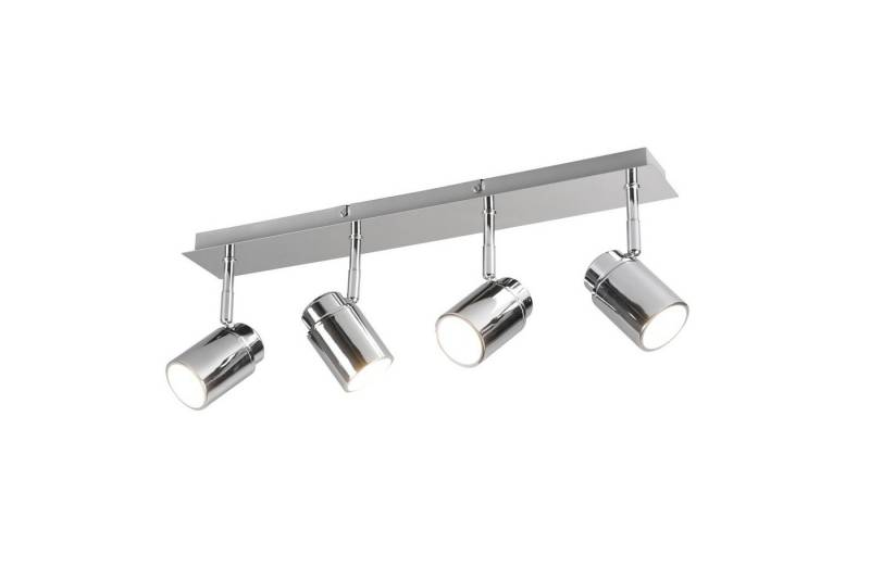 TRIO Leuchten Deckenspot TRIO-Leuchten Spotleiste ANGELO BHT 52x9.50x19.50 cm silber von TRIO Leuchten