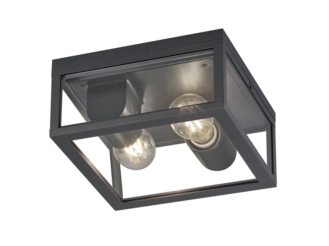 TRIO Leuchten LED Außen-Deckenleuchte, LED wechselbar, warmweiß, Haus-beleuchtung Carport aus Aluminium in Anthrazit, 24 x 24cm TRIO Leuchten LED Außen-Deckenleuchte, LED wechselbar, warmweiß, Haus-beleuchtung Carport aus Aluminium in Anthrazit, 24 x 24cm von TRIO Leuchten