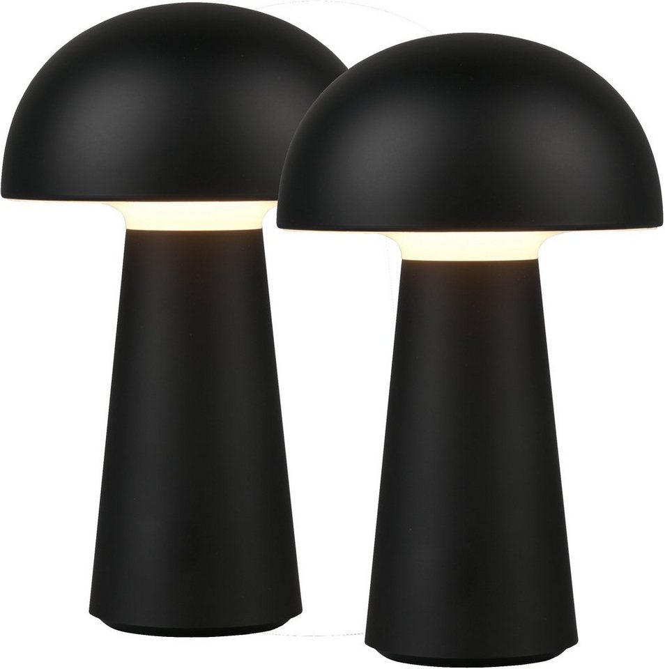 Reality Leuchten LED Außen-Tischleuchte Lennon, Dimmfunktion, LED fest integriert, Warmweiß, 2er Set LED Tischlampe,4-fach Touchdimmer, Ladefunktion per USB-C,IP44 Reality Leuchten LED Außen-Tischleuchte Lennon, Dimmfunktion, LED fest integriert, Warmweiß, 2er Set LED Tischlampe,4-fach Touchdimmer, Ladefunktion per USB-C,IP44 von Reality Leuchten