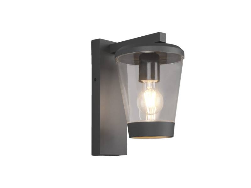TRIO Leuchten LED Außen-Wandleuchte, LED wechselbar, Warmweiß, Wandlaterne Landhausstil 28cm Anthrazit Fassadenbeleuchtung Gartenhaus von TRIO Leuchten