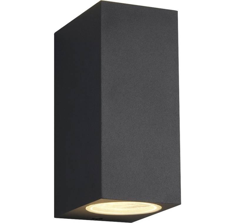 TRIO Leuchten LED Außen-Wandleuchte Trio Leuchten Außen-Wandleuchte Roya GU10, Ohne Leuchtmittel, Nicht dimmbar nicht Smart Home-fähig ohne Bewegungsmelder Up- & von TRIO Leuchten