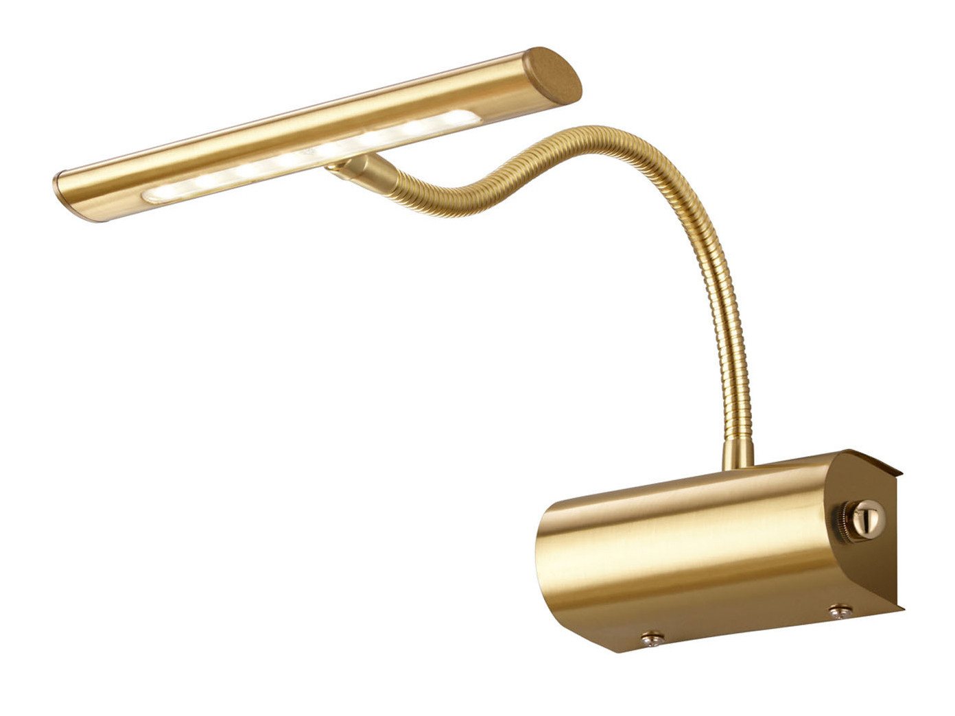 TRIO Leuchten LED Bilderleuchte, Dimmfunktion, LED fest integriert, Über Drehdimmer stufenlos dimmbar, Warmweiß, Wandleuchte zur gezielten Bilder-Beleuchtung mit Flex-Arm, Breite 18cm TRIO Leuchten LED Bilderleuchte, Dimmfunktion, LED fest integriert, Über Drehdimmer stufenlos dimmbar, Warmweiß, Wandleuchte zur gezielten Bilder-Beleuchtung mit Flex-Arm, Breite 18cm von TRIO Leuchten