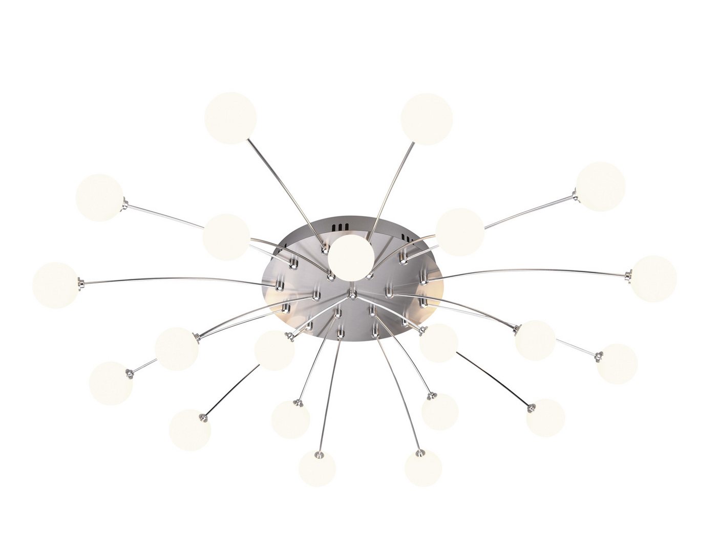 TRIO Leuchten LED Deckenleuchte, Dimmfunktion, LED fest integriert, Warmweiß, Große ausgefallene Bubble Lampe mit 21 Glas-Kugeln Ø 96cm TRIO Leuchten LED Deckenleuchte, Dimmfunktion, LED fest integriert, Warmweiß, Große ausgefallene Bubble Lampe mit 21 Glas-Kugeln Ø 96cm von TRIO Leuchten