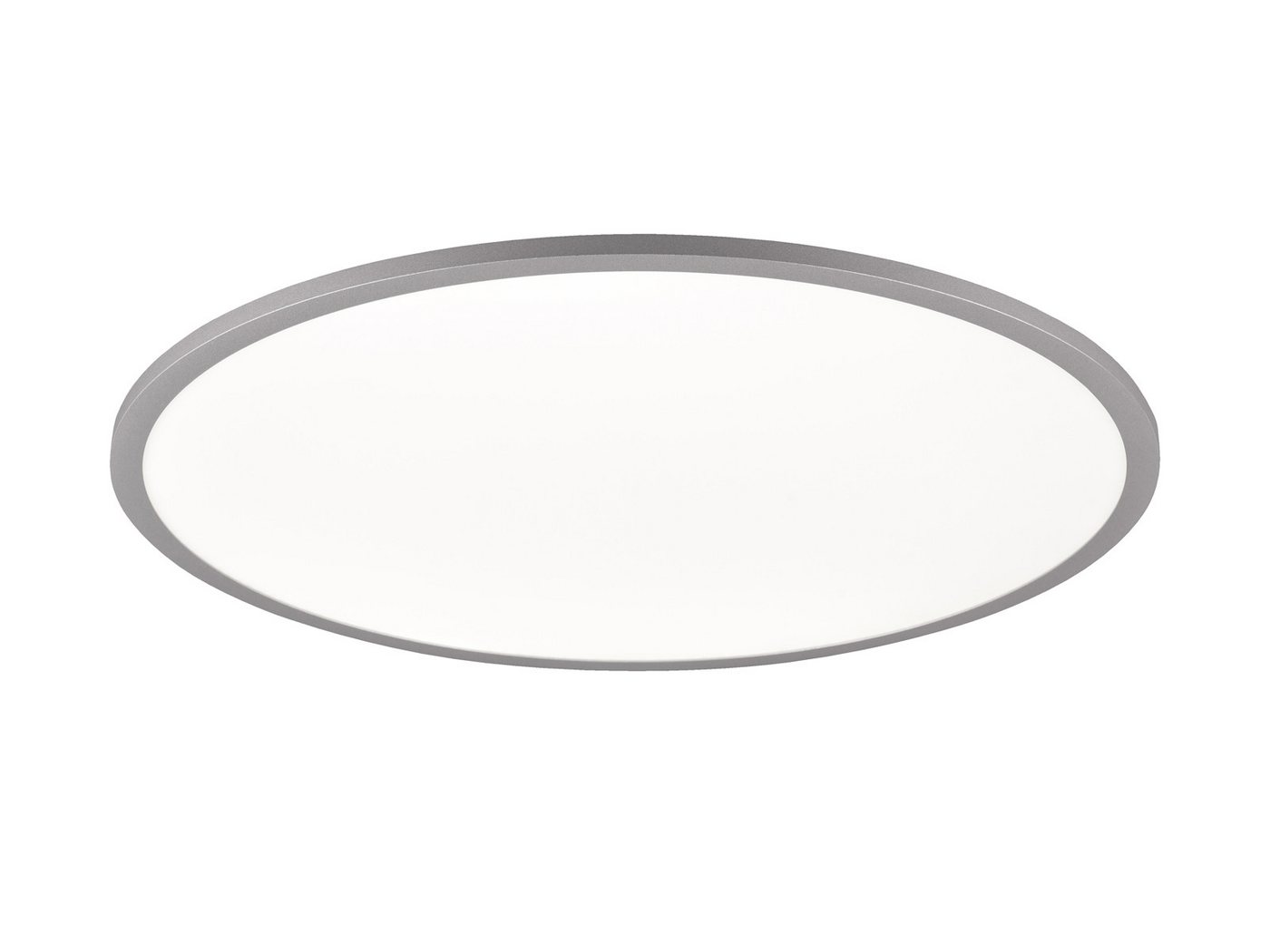 TRIO Leuchten LED Deckenleuchte, Dimmfunktion und Farbwechsel, LED fest integriert, stufenlos dimmbar über Fernbedienung, Warmweiß, Neutralweiß, Tageslichtweiß, Flache Tageslicht-Lampe mit indirekte-r Beleuchtung für Decke, Ø 60cm von TRIO Leuchten