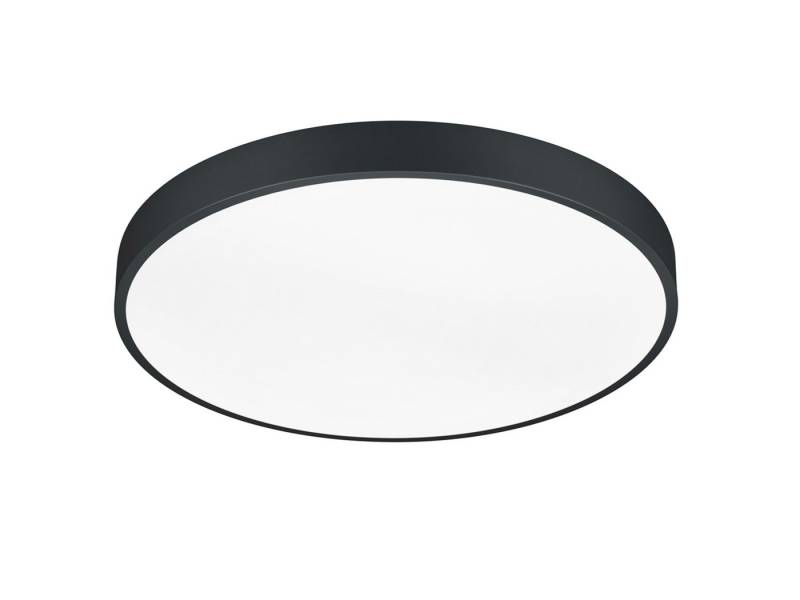 TRIO Leuchten LED Deckenleuchte, LED fest integriert, Warmweiß, Neutralweiß, Deckenbeleuchtung flach aus Metall auch zur Wandmontage geeignet Ø49cm von TRIO Leuchten