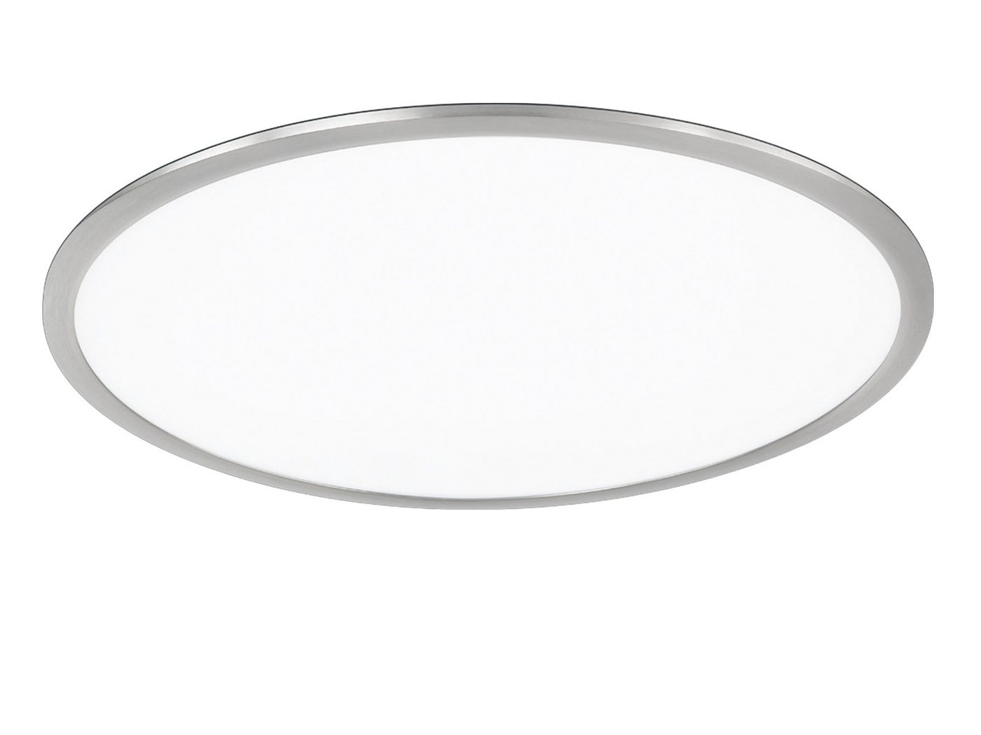 TRIO Leuchten LED Deckenleuchte, LED fest integriert, Warmweiß, LED Deckenpanel aus Metall, minimalistisch und extrem flach Ø62cm groß von TRIO Leuchten