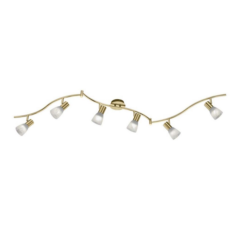 TRIO Leuchten LED Deckenleuchte, Leuchtmittel inklusive, Warmweiß, Attraktiver 36W LED Spot Strahler Flur Messing matt Licht Lampe TRIO TRIO Leuchten LED Deckenleuchte, Leuchtmittel inklusive, Warmweiß, Attraktiver 36W LED Spot Strahler Flur Messing matt Licht Lampe TRIO von TRIO Leuchten