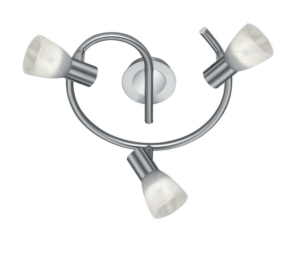 TRIO Leuchten LED Deckenleuchte, Leuchtmittel inklusive, Warmweiß, Kunstvoller 18W LED Spot Strahler Treppenhaus Nickel matt Licht TRIO TRIO Leuchten LED Deckenleuchte, Leuchtmittel inklusive, Warmweiß, Kunstvoller 18W LED Spot Strahler Treppenhaus Nickel matt Licht TRIO von TRIO Leuchten