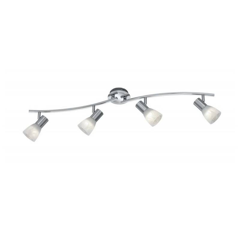 TRIO Leuchten LED Deckenleuchte, Leuchtmittel inklusive, Kunstvoller 24W LED Spot Strahler Küche Nickel matt Licht Lampe TRIO von TRIO Leuchten