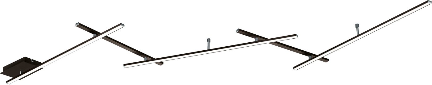 TRIO Leuchten LED Deckenleuchte INDIRA, dimmbare Deckenlampe mit 25W warmweißer LED 3000K, 3000 Lumen, Dimmfunktion, LED fest integriert, Warmweiß, Switch Dimmer, max. Breite 245cm LED Arme schwenkbar, indirektes Licht TRIO Leuchten LED Deckenleuchte INDIRA, dimmbare Deckenlampe mit 25W warmweißer LED 3000K, 3000 Lumen, Dimmfunktion, LED fest integriert, Warmweiß, Switch Dimmer, max. Breite 245cm LED Arme schwenkbar, indirektes Licht von TRIO Leuchten