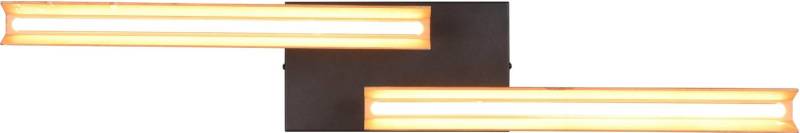 TRIO Leuchten LED Deckenleuchte Kerala, Dimmfunktion, mehrere Helligkeitsstufen, LED fest integriert, Warmweiß, Deckenlampe aus Holz + Metall, schwenkbar, 3 Dimmstufen, LED warmweiß von TRIO Leuchten