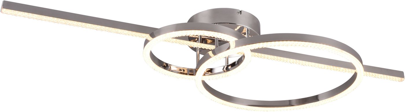 TRIO Leuchten LED Deckenleuchte MONTILLA, Deckenlampe mit Fernbedienung Lichtfarbe einstellbar dimmbar, CCT - über Fernbedienung, Dimmfunktion, Memoryfunktion, Nachtlichtfunktion, LED fest integriert, Farbwechsler, warmweiß - kaltweiß, Memoryfunktion + Nachtlicht, als Wandlampe oder Deckenlampe 6300 Lumen TRIO Leuchten LED Deckenleuchte MONTILLA, Deckenlampe mit Fernbedienung Lichtfarbe einstellbar dimmbar, CCT - über Fernbedienung, Dimmfunktion, Memoryfunktion, Nachtlichtfunktion, LED fest integriert, Farbwechsler, warmweiß - kaltweiß, Memoryfunktion + Nachtlicht, als Wandlampe oder Deckenlampe 6300 Lumen von TRIO Leuchten