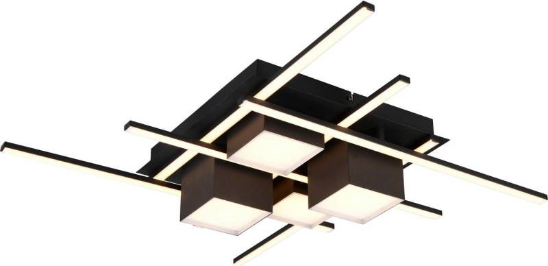TRIO Leuchten LED Deckenleuchte ROGER, 35W LED 4050 Lm Lichtfarbe einstellbar 2700-6500K Fernbedienung, CCT - über Fernbedienung, Dimmfunktion, Memoryfunktion, Nachtlichtfunktion, mehrere Helligkeitsstufen, LED fest integriert, Farbwechsler, warmweiß - kaltweiß, Memoryfunktion, Nachtlicht, dimmbar per Fernbedienung oder Schalter von TRIO Leuchten