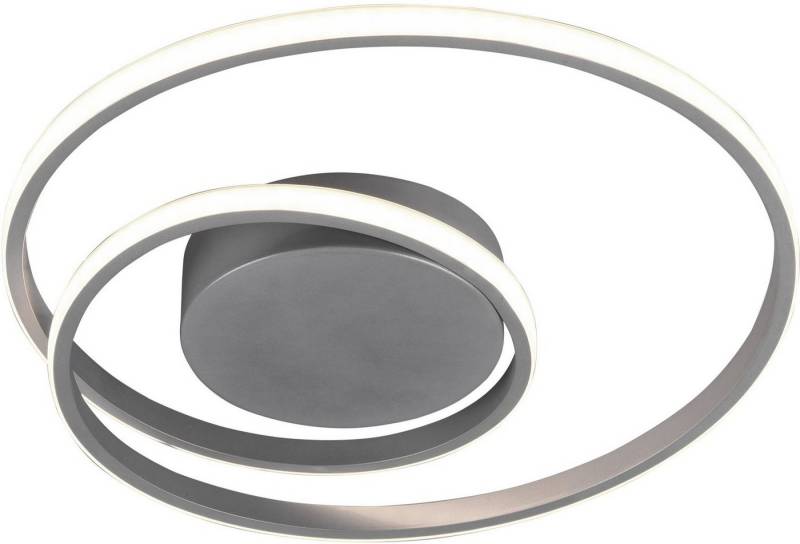 Reality Leuchten LED Deckenleuchte Zibal, Dimmfunktion, LED fest integriert, Warmweiß, Switch Dimmer, dimmbar über Wandschalter (100%/50%/25), Wohnzimmer von Reality Leuchten