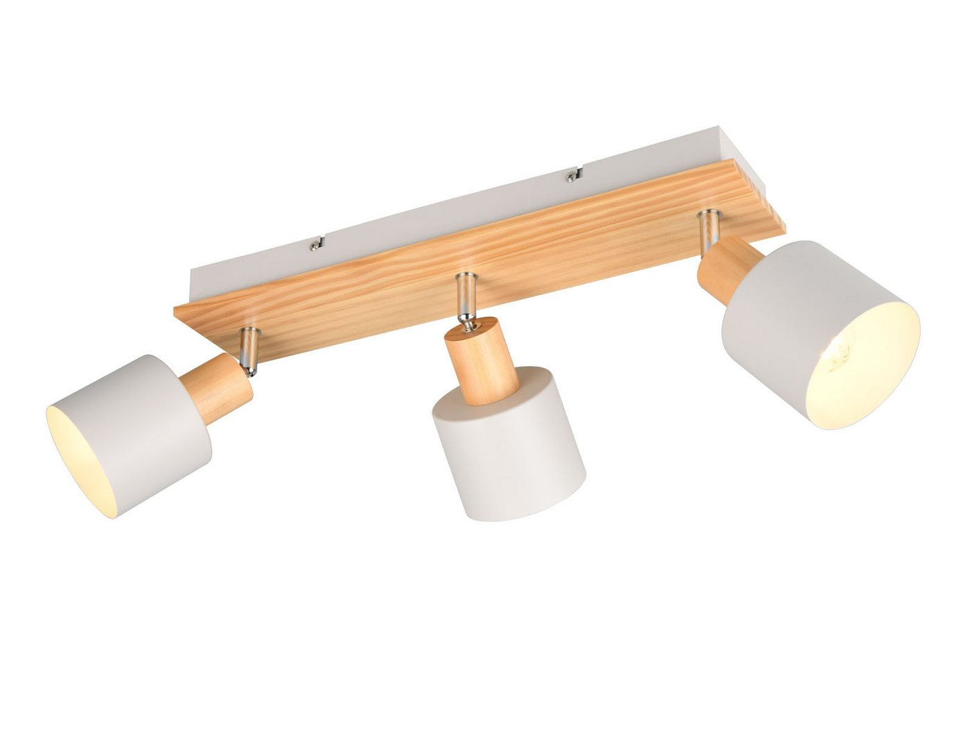TRIO Leuchten LED Deckenstrahler, Dimmfunktion, LED wechselbar, Warmweiß, Spotstrahler innen für Decke & Wand mit Holz Natur skandinavisch 45cm TRIO Leuchten LED Deckenstrahler, Dimmfunktion, LED wechselbar, Warmweiß, Spotstrahler innen für Decke & Wand mit Holz Natur skandinavisch 45cm von TRIO Leuchten