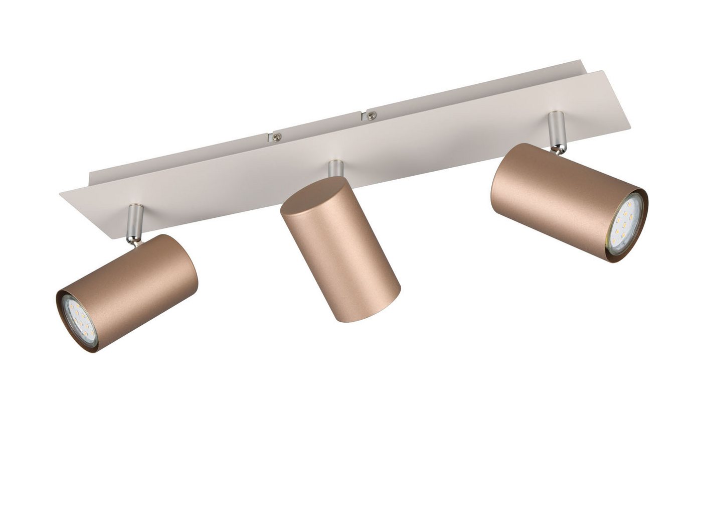 TRIO Leuchten LED Deckenstrahler, Dimmfunktion, LED wechselbar, Warmweiß, Deckenleuchte mit Deckenspots schwenkbar & Wandstrahler innen, L 48cm TRIO Leuchten LED Deckenstrahler, Dimmfunktion, LED wechselbar, Warmweiß, Deckenleuchte mit Deckenspots schwenkbar & Wandstrahler innen, L 48cm von TRIO Leuchten
