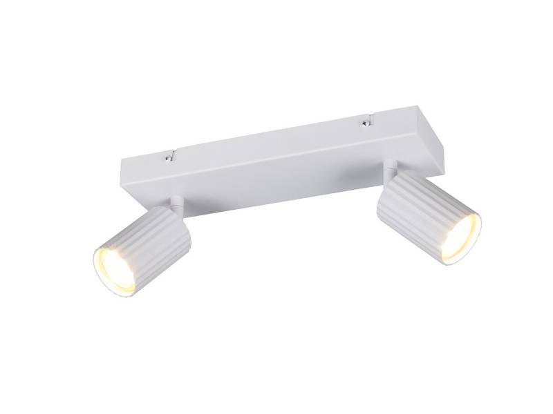 TRIO Leuchten LED Deckenstrahler, Dimmfunktion, LED wechselbar, Warmweiß, Innen Strahler mit 2 schwenkbaren Spots aus Metall, Breite 30cm von TRIO Leuchten