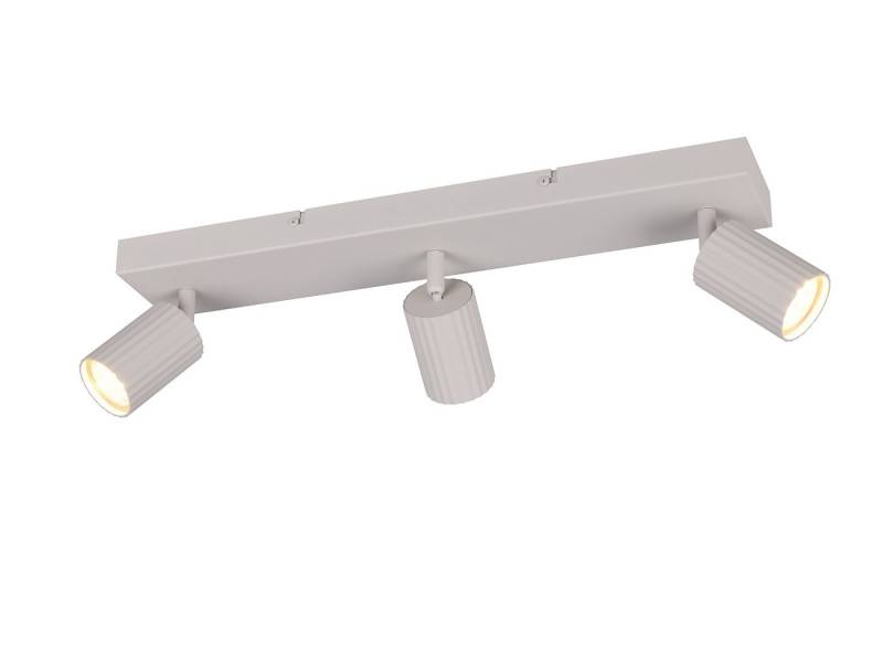 TRIO Leuchten LED Deckenstrahler, Dimmfunktion, LED wechselbar, Warmweiß, Innen Strahler mit 3 schwenkbaren Spots aus Metall, Breite 50cm von TRIO Leuchten