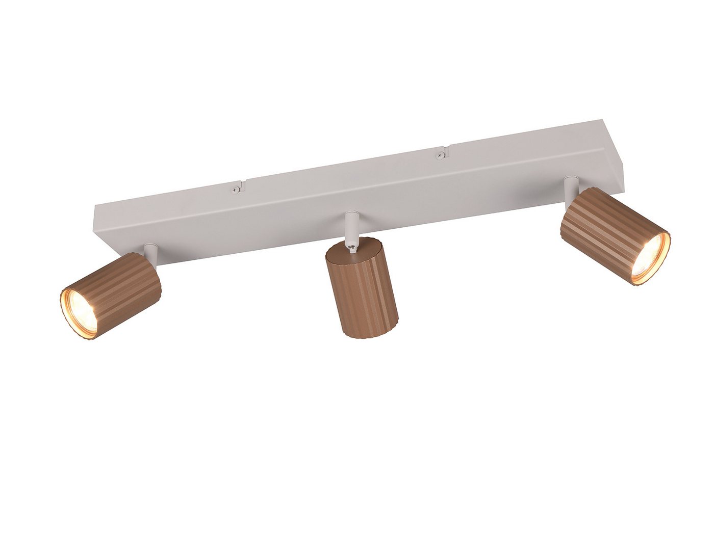 TRIO Leuchten LED Deckenstrahler, Dimmfunktion, LED wechselbar, Warmweiß, Innen Strahler mit 3 schwenkbaren Spots aus Metall, Breite 50cm von TRIO Leuchten