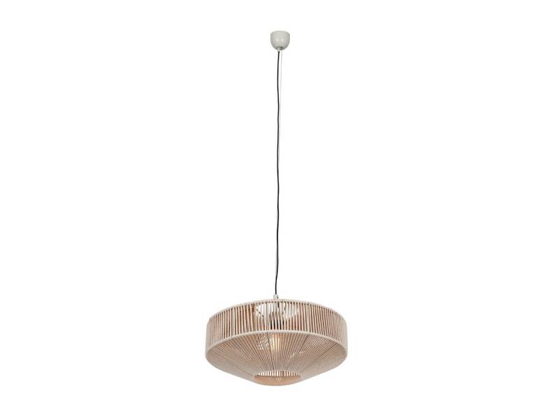 TRIO Leuchten LED Pendelleuchte, Dimmfunktion, LED wechselbar, Warmweiß, Boho Korblampe mit Lampenschirm geflochten über Esstisch hängend Ø46cm TRIO Leuchten LED Pendelleuchte, Dimmfunktion, LED wechselbar, Warmweiß, Boho Korblampe mit Lampenschirm geflochten über Esstisch hängend Ø46cm von TRIO Leuchten
