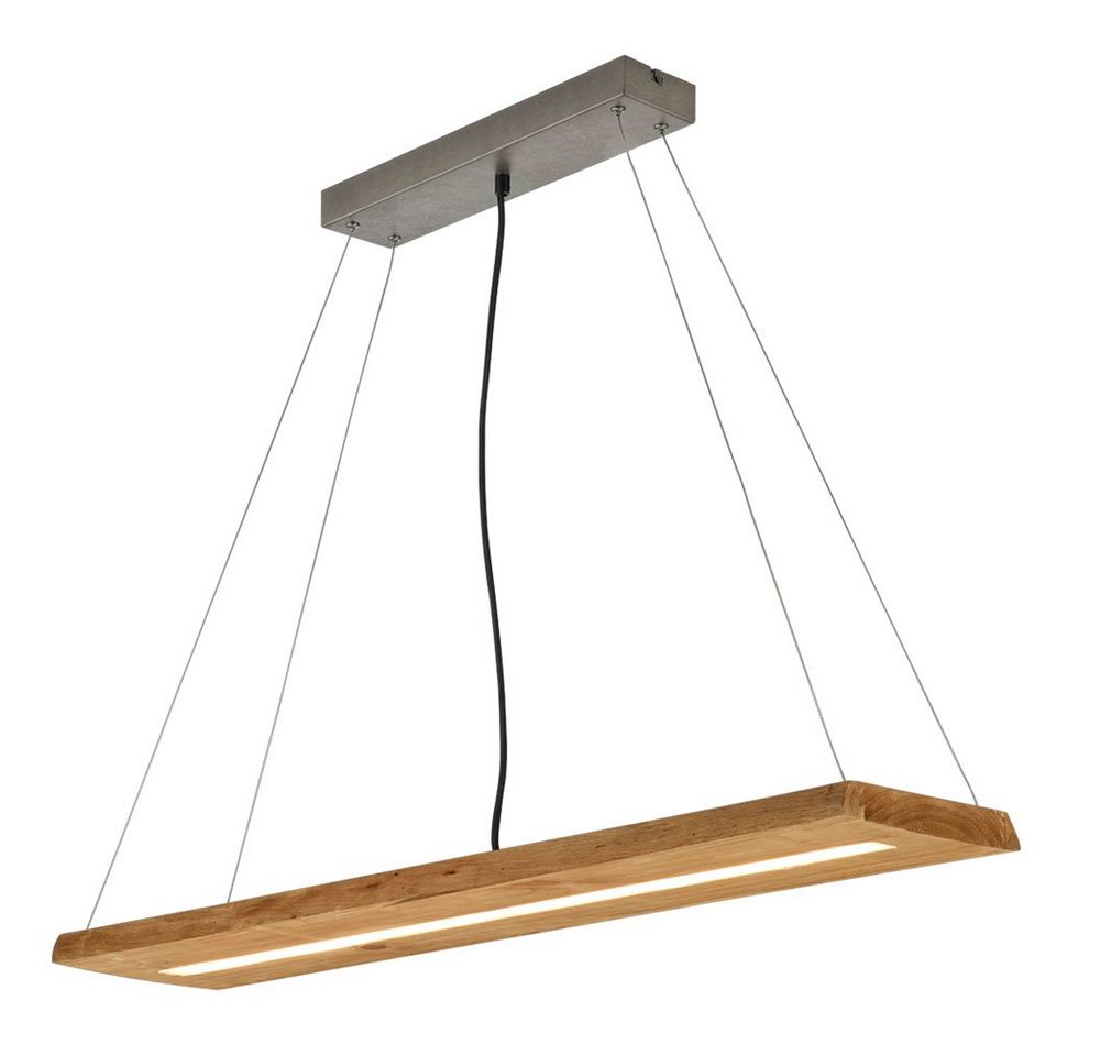 TRIO Leuchten LED-Hängeleuchte, LED-Leuchtmittel fest verbaut, Warmweiß, LED Pendelleuchte Wohnzimmerlampe Switch Dimmer Holz natur L 100 cm TRIO Leuchten LED-Hängeleuchte, LED-Leuchtmittel fest verbaut, Warmweiß, LED Pendelleuchte Wohnzimmerlampe Switch Dimmer Holz natur L 100 cm von TRIO Leuchten