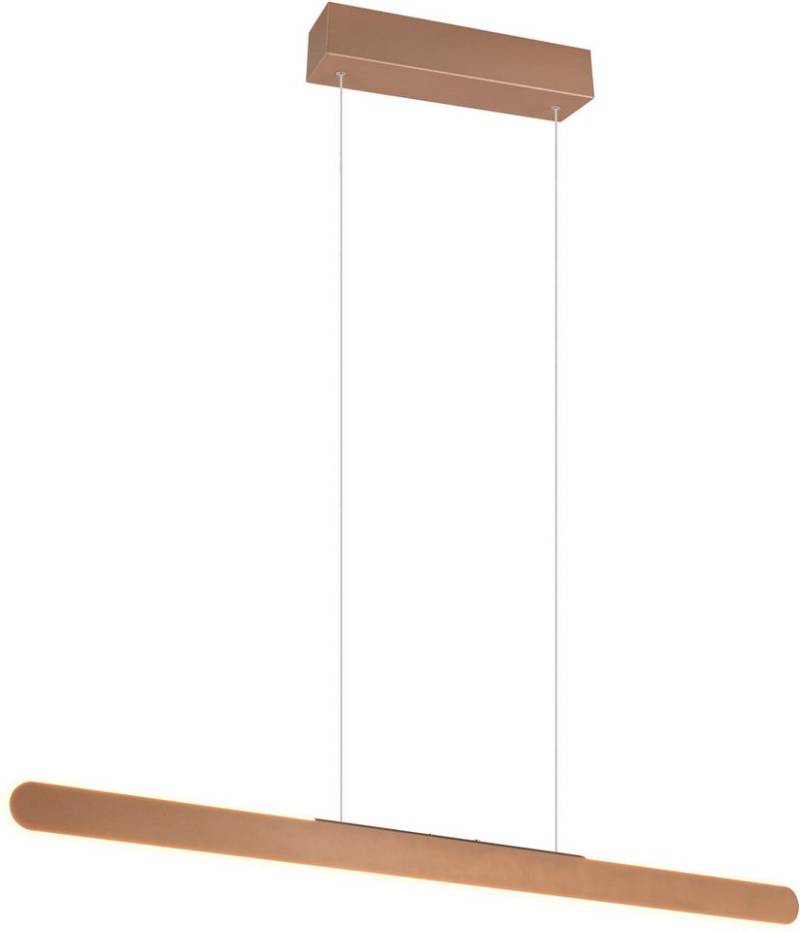 TRIO Leuchten LED Pendelleuchte HELIOS, bis 150 cm höhenverstellbare LED Hängelampe 28W 3300 Lumen, Dimmfunktion, LED fest integriert, warmweiß - kaltweiß, CCT warmweiß-kaltweiß 2700-6500K, dimmbar Touch Sensor, up+down light von TRIO Leuchten