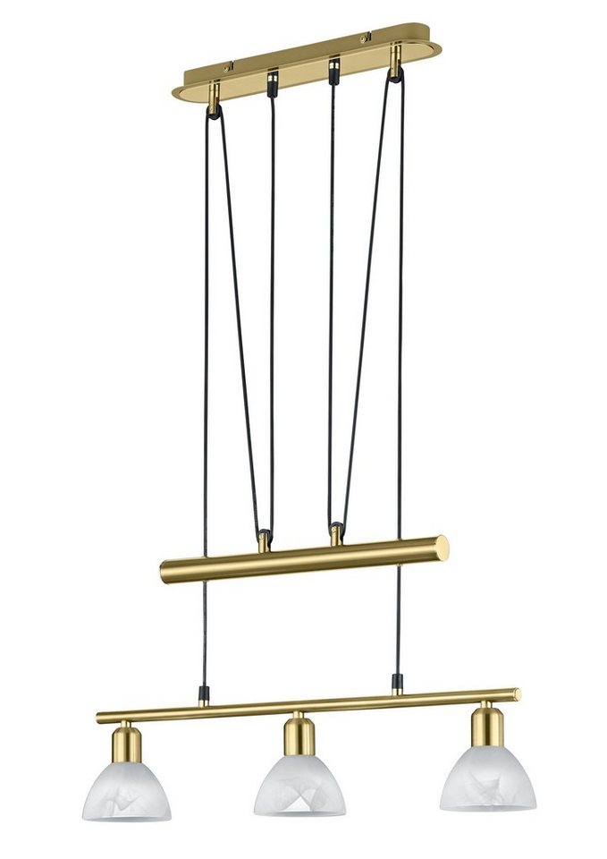 TRIO Leuchten LED Pendelleuchte LEVISTO, Seilzugmechanismus, LED wechselbar, LED Hängelampe, LED Hängeleuchte von TRIO Leuchten