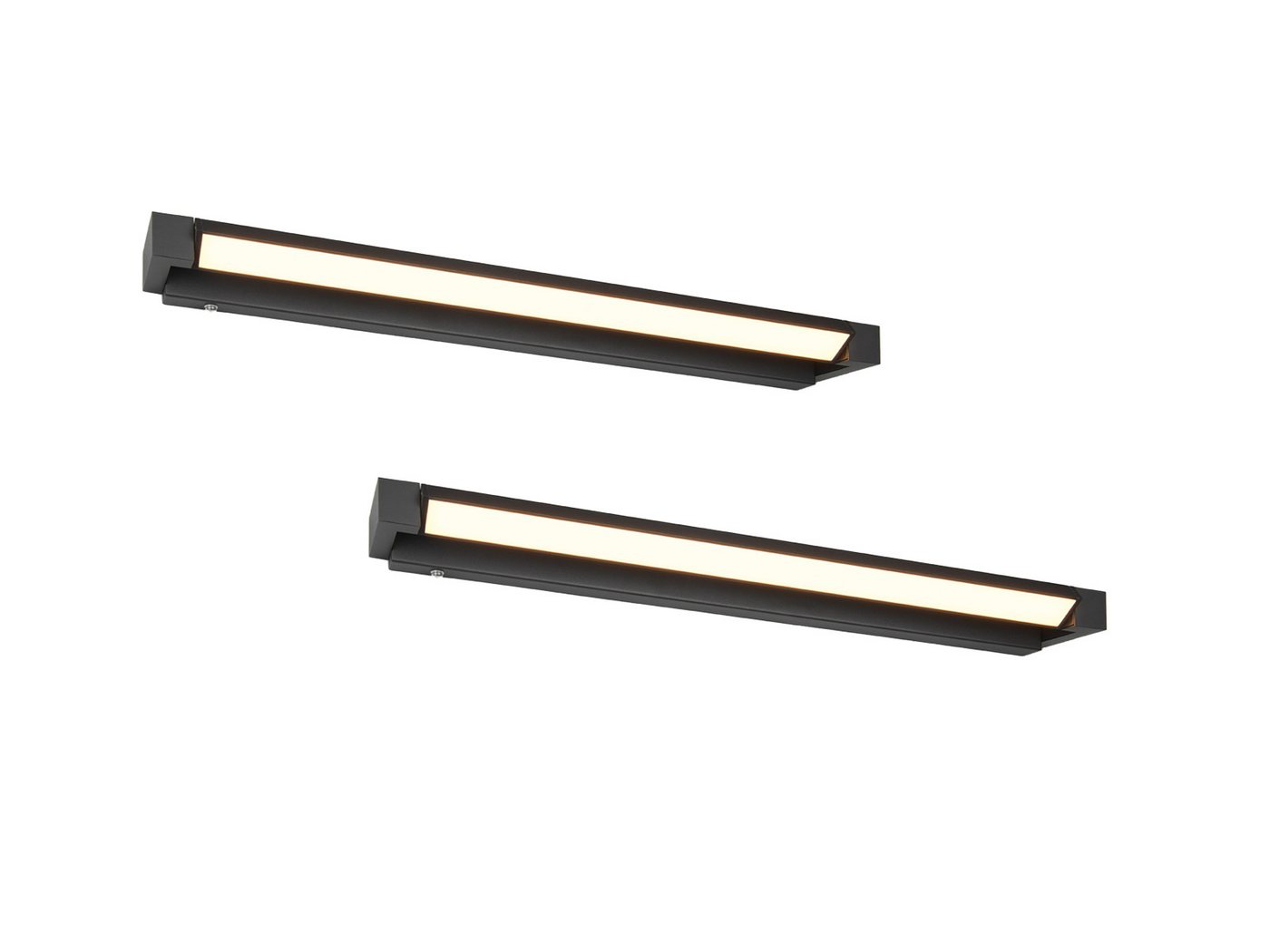 TRIO Leuchten LED Spiegelleuchte, Dimmfunktion, LED fest integriert, warmweiß, neutralweiß, 2er SET Wand-leuchte, Bad-lampe für Badezimmer-spiegel, Breite 80cm TRIO Leuchten LED Spiegelleuchte, Dimmfunktion, LED fest integriert, warmweiß, neutralweiß, 2er SET Wand-leuchte, Bad-lampe für Badezimmer-spiegel, Breite 80cm von TRIO Leuchten