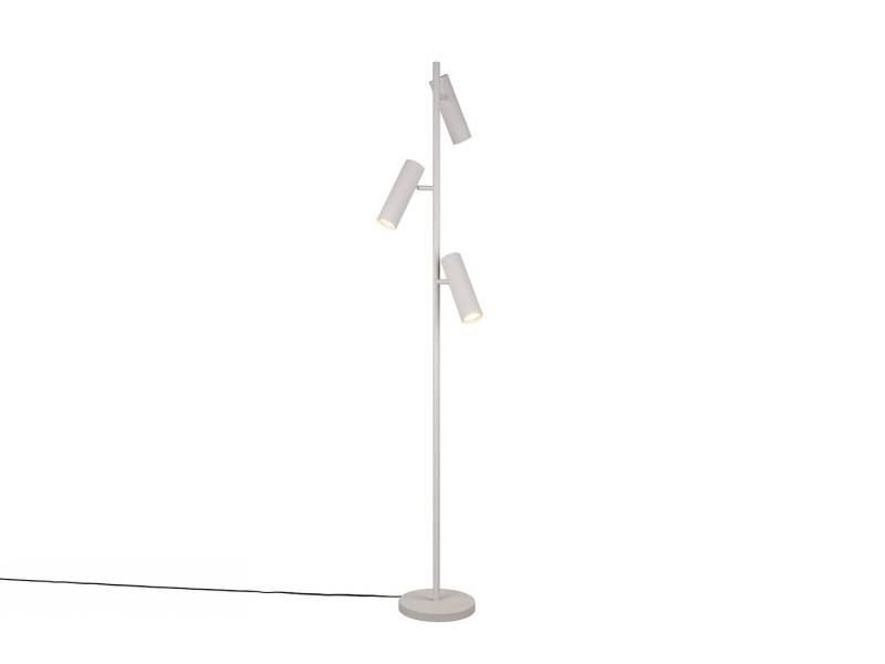 TRIO Leuchten LED Stehlampe, Dimmfunktion, LED wechselbar, Warmweiß, Steh Leselampe stehend für Lese-Ecke Stehleuchte aus Metall Höhe 150cm von TRIO Leuchten