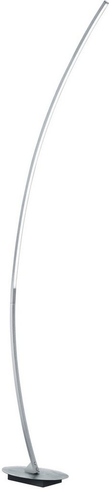 Reality Leuchten LED Stehlampe Solo, LED fest integriert, Warmweiß, LED Stehleuchte in Bogenform, mit Fussschalter, 1200 Lumen von Reality Leuchten