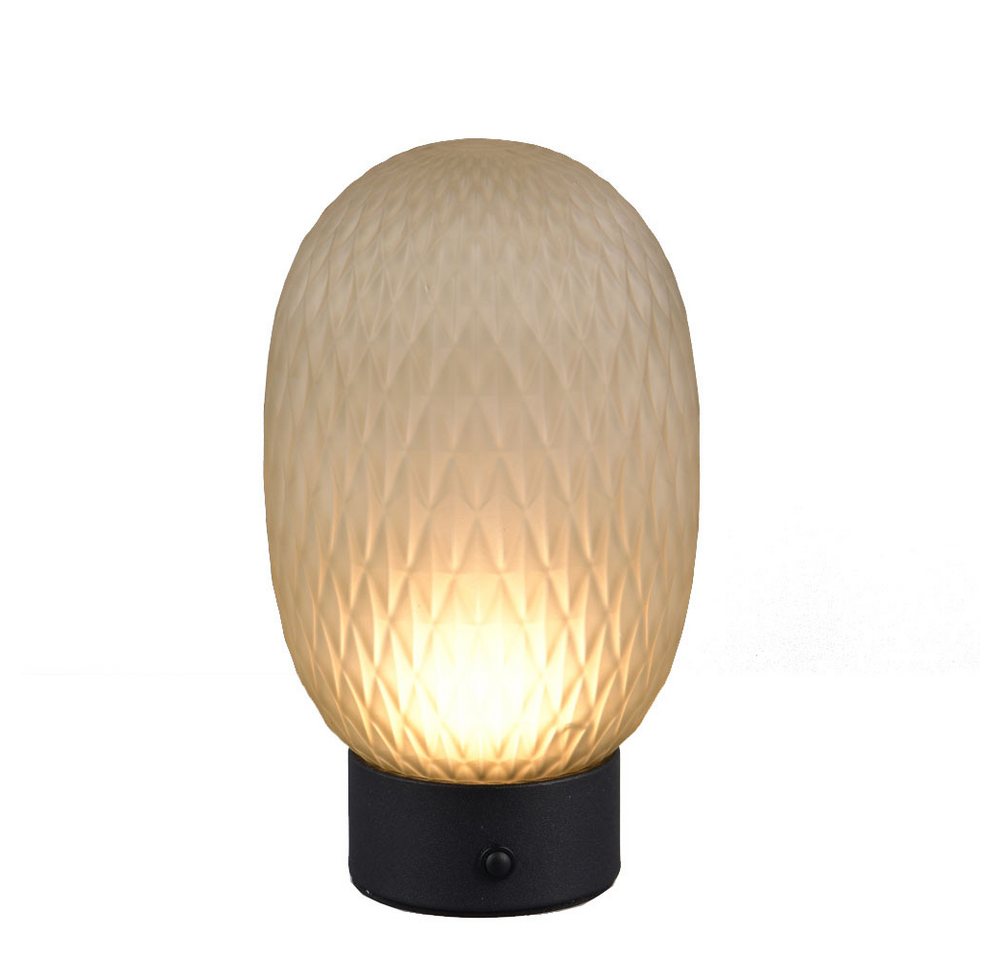 TRIO Leuchten LED Tischleuchte, LED-Leuchtmittel fest verbaut, Warmweiß, Tischleuchte Akku Touch Beistelllampe Retro Glas grün LED H 20,5 cm TRIO Leuchten LED Tischleuchte, LED-Leuchtmittel fest verbaut, Warmweiß, Tischleuchte Akku Touch Beistelllampe Retro Glas grün LED H 20,5 cm von TRIO Leuchten