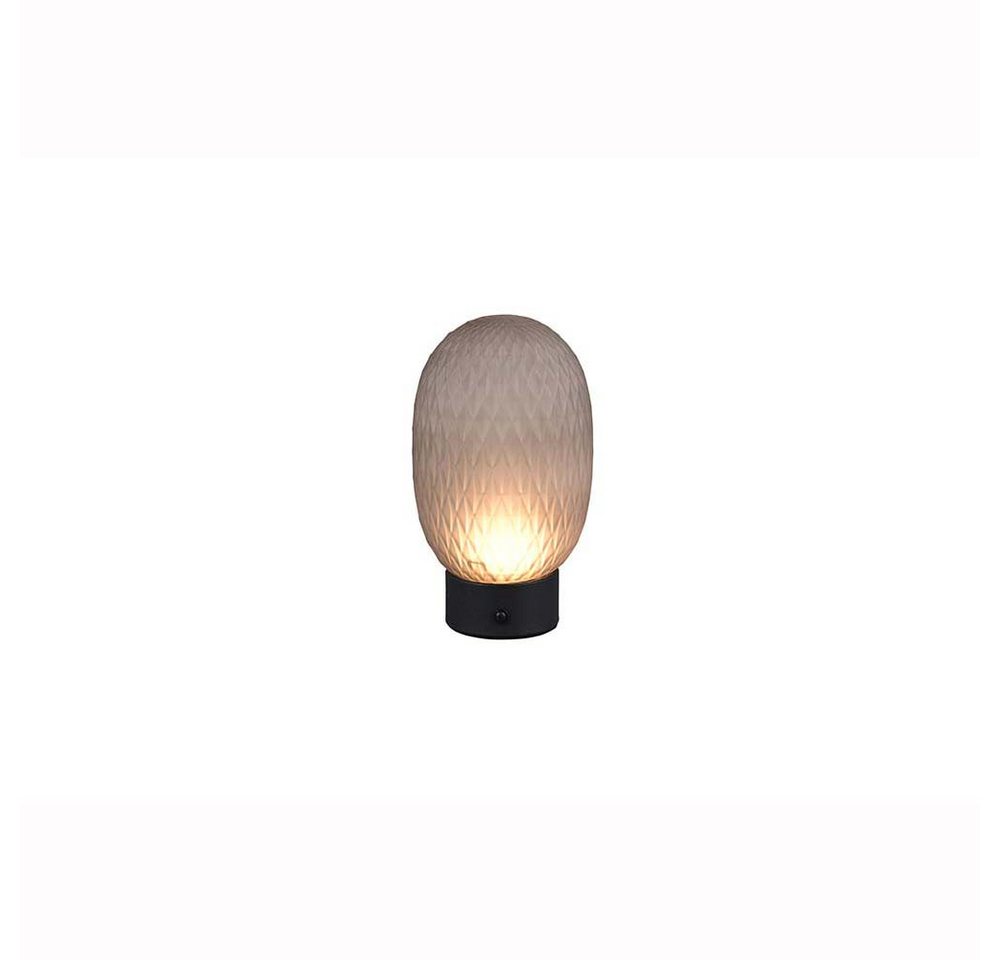 TRIO Leuchten LED Tischleuchte, LED-Leuchtmittel fest verbaut, Warmweiß, Tischleuchte Nachttischlampe LED Glas rauchfarben Touchdimmer Akku H TRIO Leuchten LED Tischleuchte, LED-Leuchtmittel fest verbaut, Warmweiß, Tischleuchte Nachttischlampe LED Glas rauchfarben Touchdimmer Akku H von TRIO Leuchten