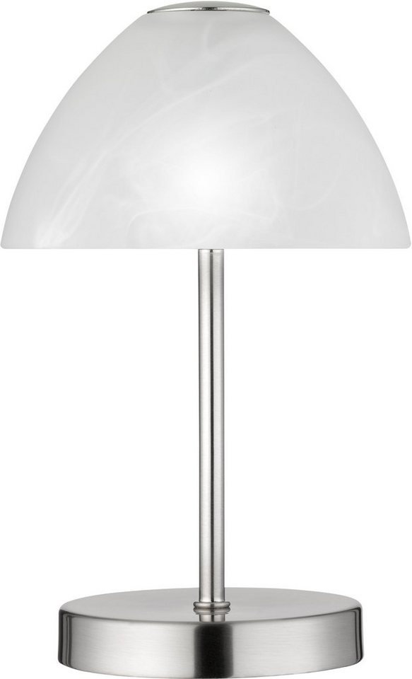 Reality Leuchten LED Tischleuchte Queen, Dimmfunktion, LED fest integriert, Warmweiß, Tischlampe mit 4 fach TOUCH-Dimmer in klassischem Design von Reality Leuchten